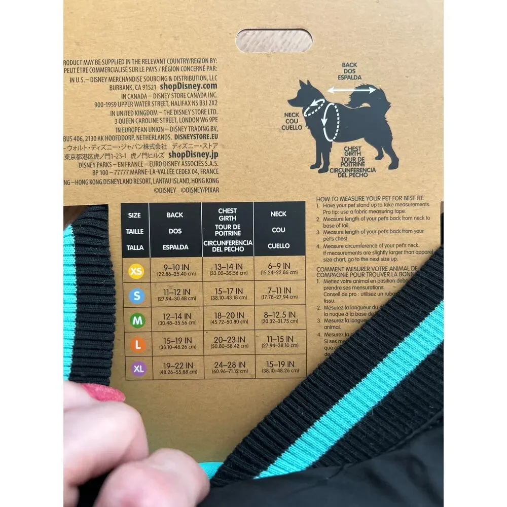 New Disney Tails Star Command Doggie Puffer Jacket XL See descript 4 Sizing